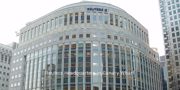 reuters headquarters in canary wharf