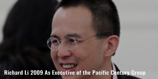 richard li 2009 as executive of the pacific century group