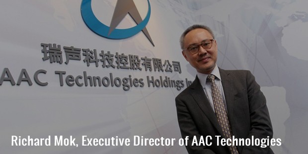 richard mok, executive director of aac technologies