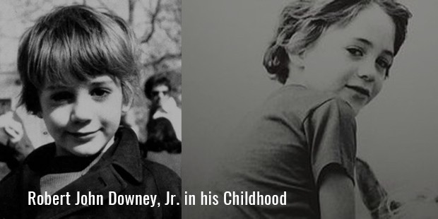  Robert John Downey, Jr. in his Childhood