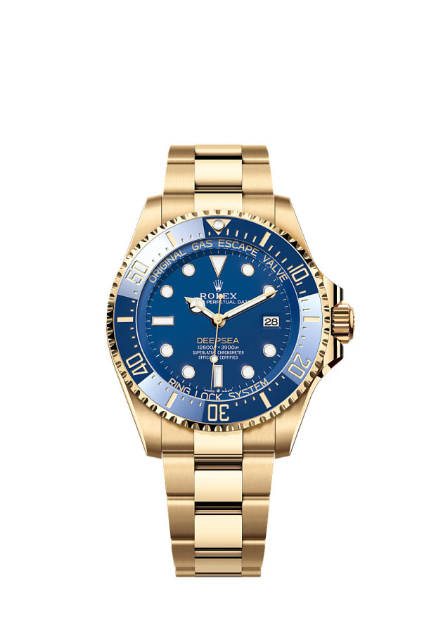 rolex oyster perpetual deepsea yellow gold