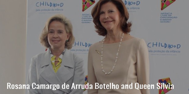 rosana camargo de arruda botelho and queen silvia