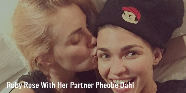 ruby rose with her partner pheobe dahl