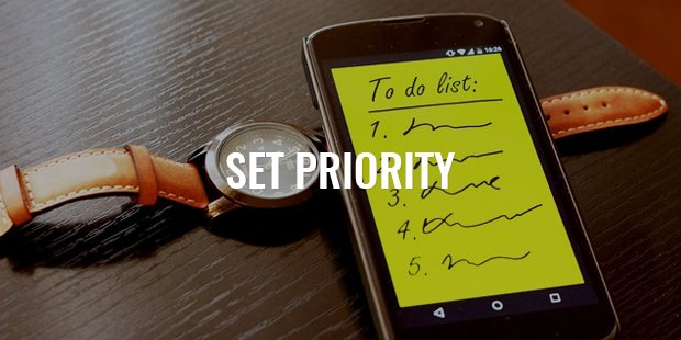set priority