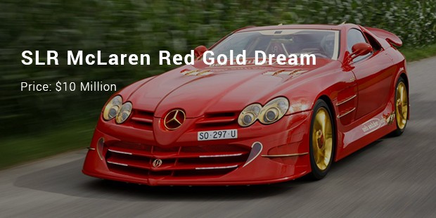 slr mclaren red gold dream