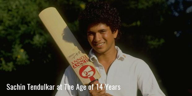 Sachin Tendulkar at The Age of 14 Years