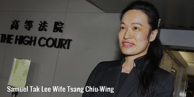 samuel tak lee wife tsang chiu wing