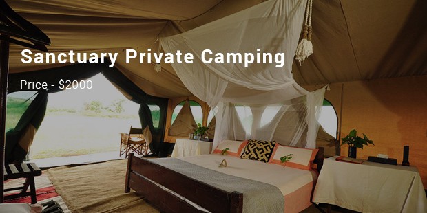 sanctuary private camping