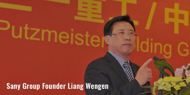 sany group founder liang wengen