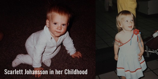 Scarlett Johansson in her Childhood