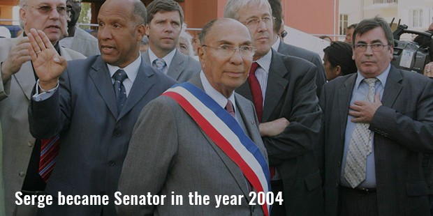 serge became senator in the year 2004