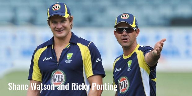 shane watson and ricky ponting