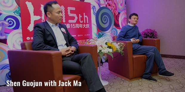 shen guojun with jack ma