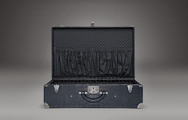 soft alligator nero briefcase