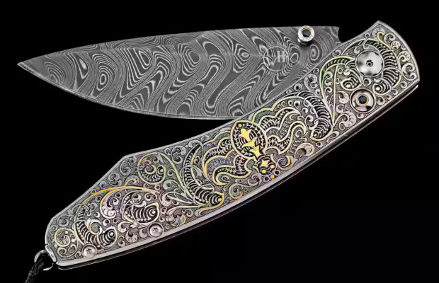 spearpoint lace knife