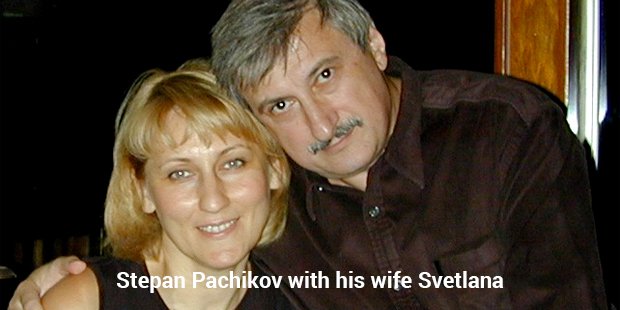 stepan pachikov with his wife svetlana