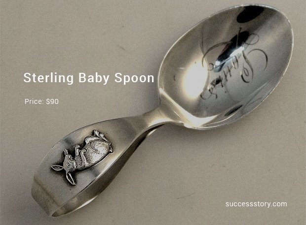 sterling baby spoon