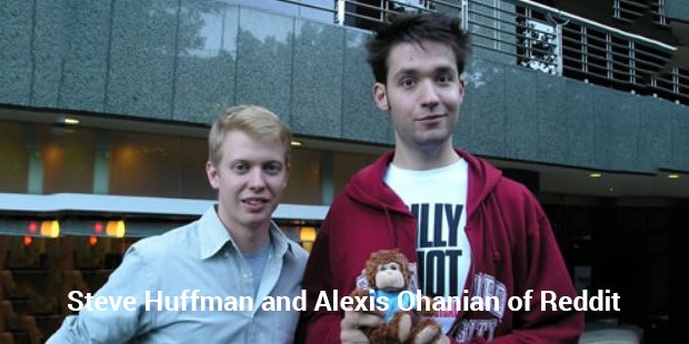 steve huffman and alexis ohanian of reddit