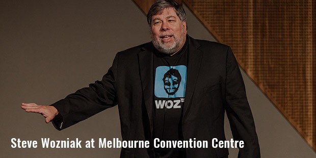 steve wozniak at melbourne convention centre