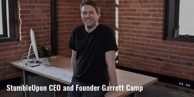 stumbleupon ceo and founder garrett camp