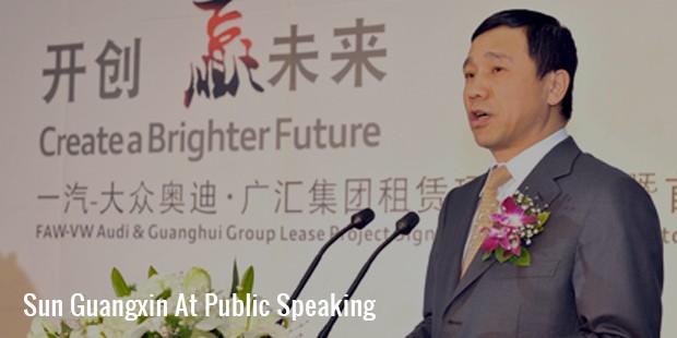 sunguangxin at public speaking