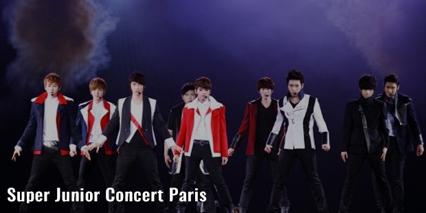 super junior concert paris