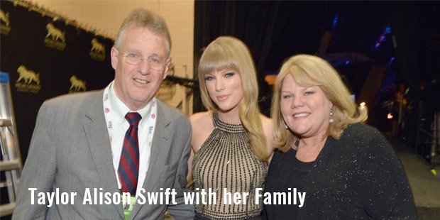 taylor alison swift with her family