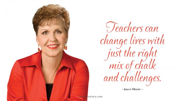 Teachers can change lives with