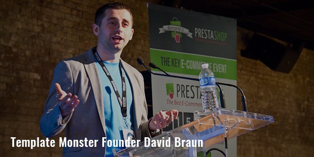 template monster founder david braun