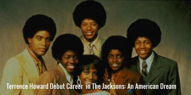 terrence howard debut career  in the jacksons an american dream