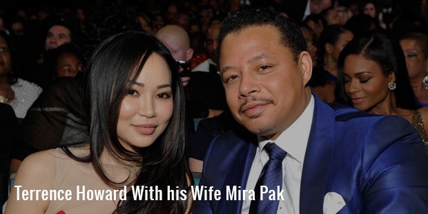 terrence howard with his wife mira pak