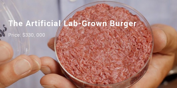 the artificial lab grown burger