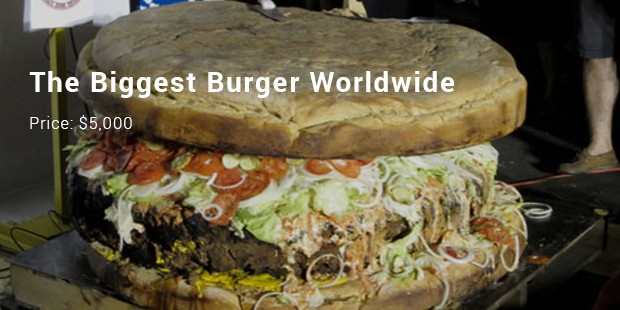 the biggest burger worldwide