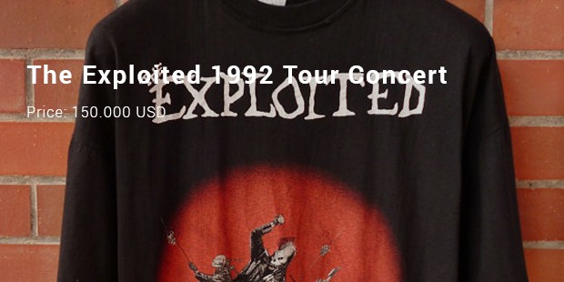 the exploited 1992 tour concert