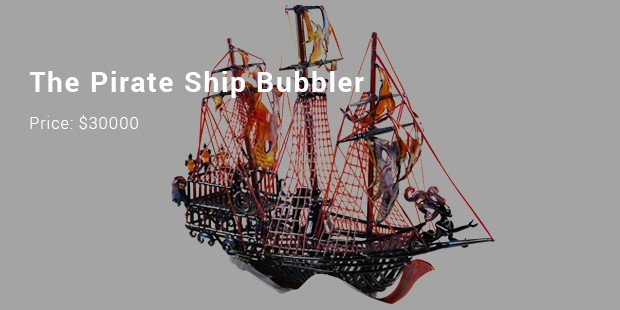 the pirate ship bubbler