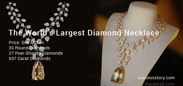 the world’s largest diamond necklace