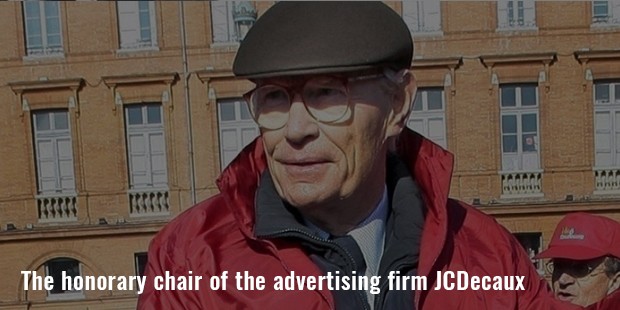 the honorary chair of the advertising firm jcdecaux