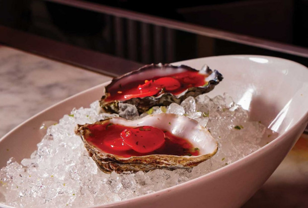 the oysters and caviar at ibiza gran hotel