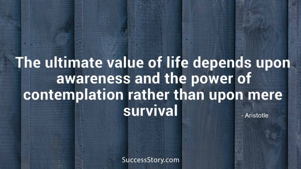 the ultimate value of life