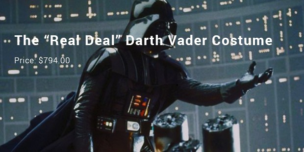 the “real deal” darth vader costume
