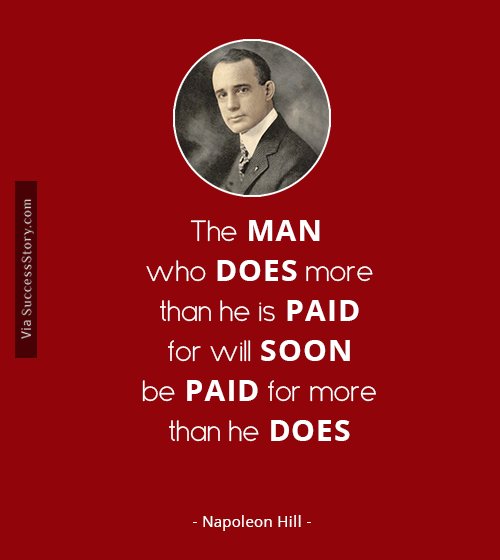 QUOTES BY NAPOLEON HILL - REAL SUCCESS MANTRA