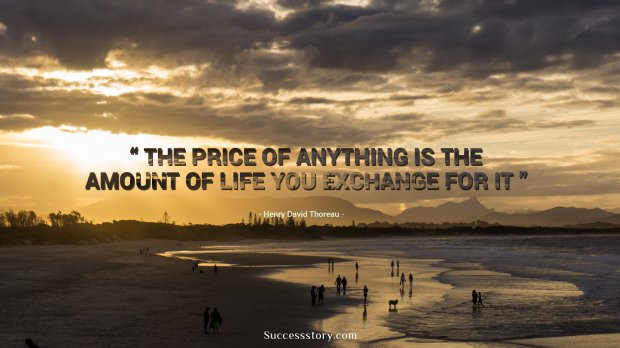The price of anything 