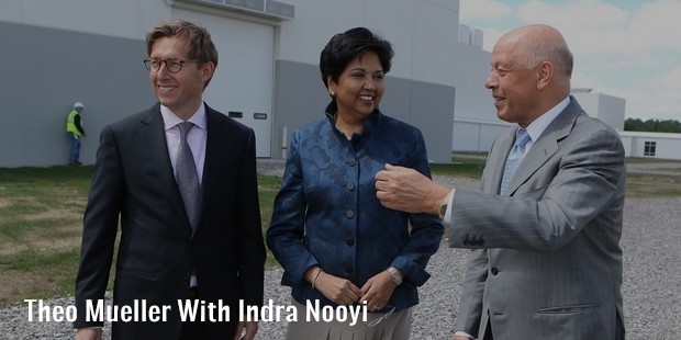 theo mueller with indra nooyi