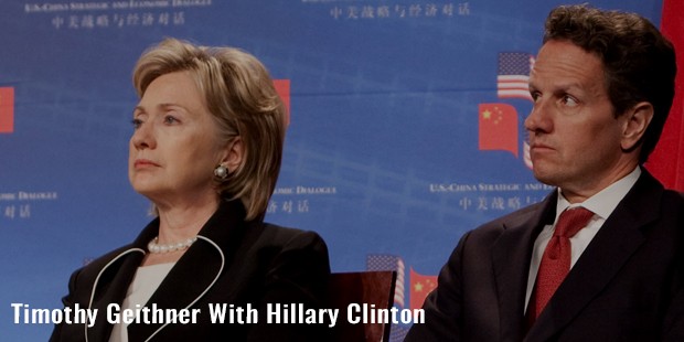 timothy geithner with hillary clinton