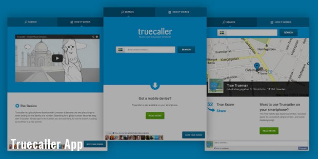 truecaller app screen shots