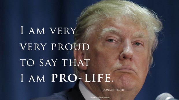 trump pro life