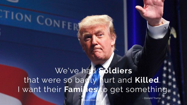 trump on soldiers