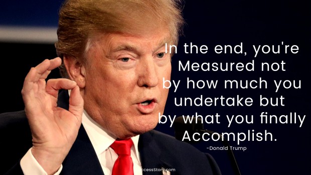 trump on accomplishing