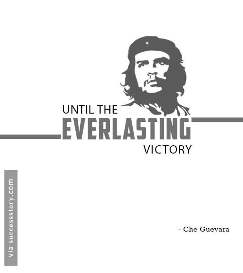 Until the everlasting victory