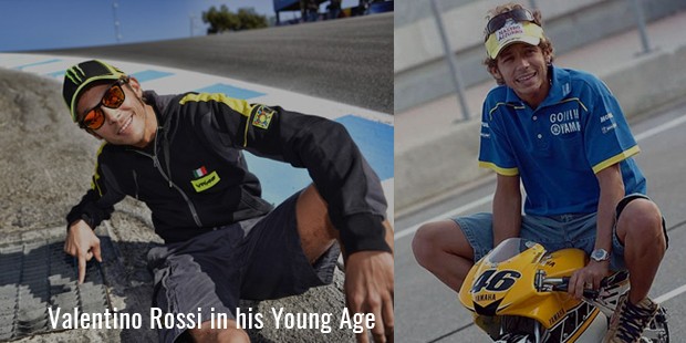 Valentino Rossi in his Young Age